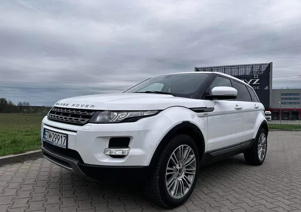 łódzkie Land Rover Range Rover Evoque cena 71900 przebieg: 179249, rok produkcji 2012 z Boguszów-Gorce